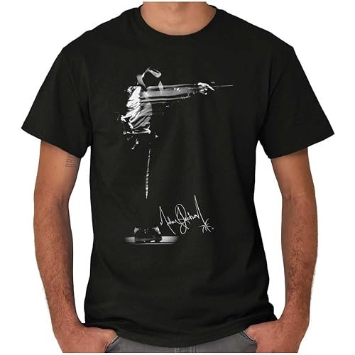 Michael Jackson Monochromatic Dance Pose & Signature T-Shirt