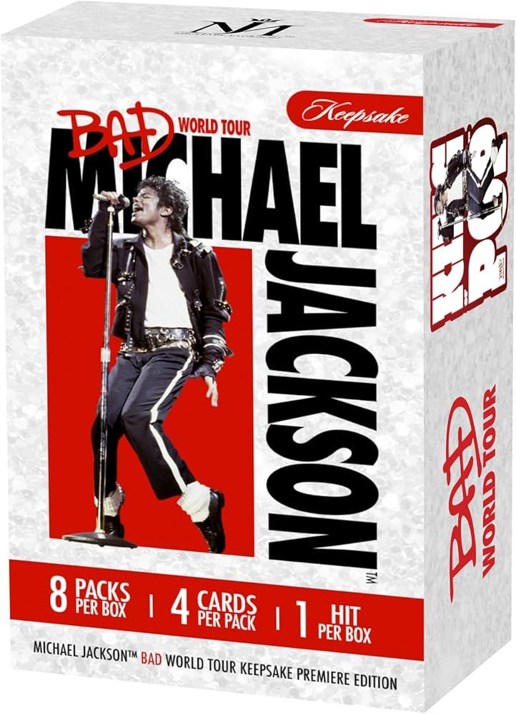 Michael Jackson Bad World Tour Keepsake Premiere Blaster Box Trading Cards